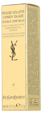 Zdjęcie produktu dla Yves Saint Laurent Pomadka do ust Yves Saint Laurent Rouge Volupté Candy Glaze Lipstick 06 3,2gr