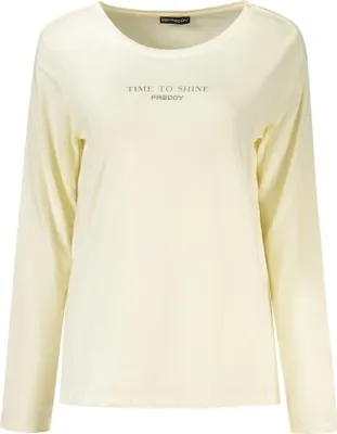 Immagine prodotto di Camicia elegante a maniche lunghe con ampio scollo e stampa - bianco donna