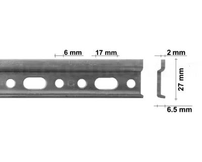 Immagine prodotto di Appendiabiti per pensili da cucina 118 cm zincato