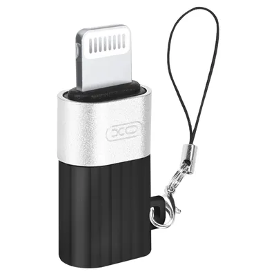 Image de XO Adaptateur de charge et de synchronisation Micro-USB / Lightning - Noir
