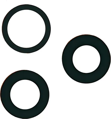 Produktbild von Kameraglas Abdeckung + Kleber für Apple iPhone 15 Pro Max Schwarz