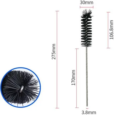Produktbild von 5-teiliges Motorraumreinigungswerkzeug aus Nylon mit Nylonborsten