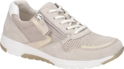 Produktbild von Gabor ROLLINGSOFT Damenschuhe - sportliche Schnür- Halbschuhe beige Freizeit