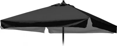 Produktbild von Ersatzschirm für Sonnenschirm 2x2 Plutone Noir mit Volant/Schabracke