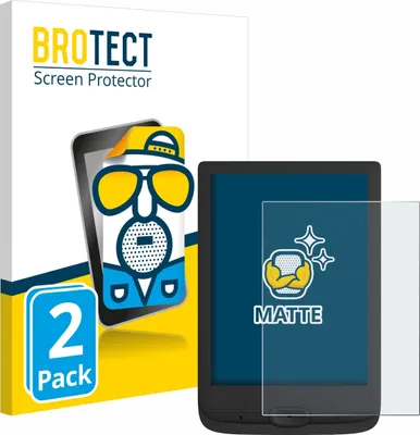 Produktbild von 2x BROTECT Schutzfolie für PocketBook Basic Lux 4 matt entspiegelt