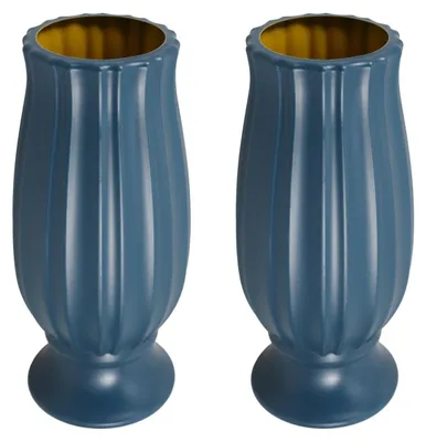 Zdjęcie produktu dla Wazon nagrobny - 2 sztuki - Dekoracja nagrobna - Wazon nagrobny - Wazon stożkowy - Odporny na warunki atmosferyczne - 25x12x12 cm