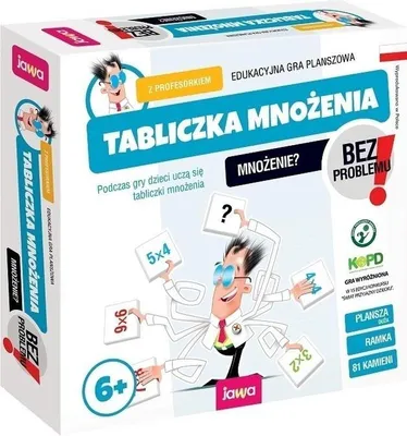 Produktbild von Gra edukacyjna Tabliczka Mnożenia z Profesorkiem