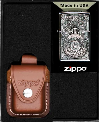 Produktbild von Feuerzeug-Set ZIPPO POCKET WATCH Geschenk No2