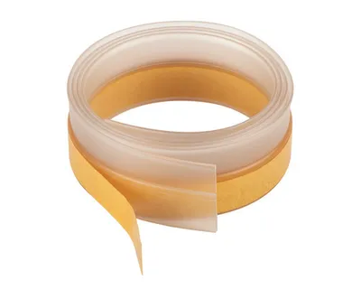 Produktbild von fix-o-moll Türdichtung Soft selbstklebend transparent 1 m x 32 mm