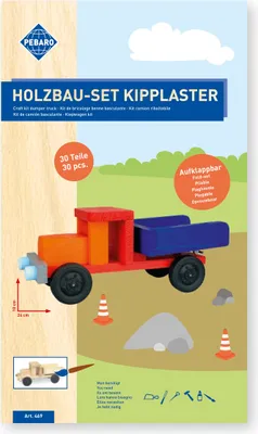 Produktbild von Pebaro Holzbau-Set Kipplaster, 469