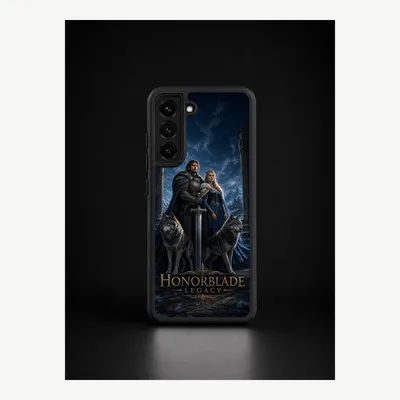Productafbeelding van Samsung S21 hoesje, telefoonhoesje, beschermhoesje met Vikingscherp motief – LUNØIR ©