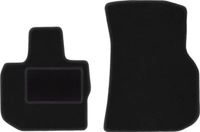 Image de Tapis de sol avant velours sur-mesure pour BMW X3 G01 (2017-, SUV) noir, jeu 2 pièces, fixations - STANDRAD
