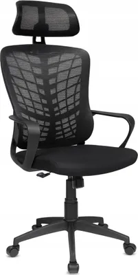 Zdjęcie produktu dla Krzesło biurowe regulowany obrotowy fotel biurowy ergonomiczny KB108 czarny