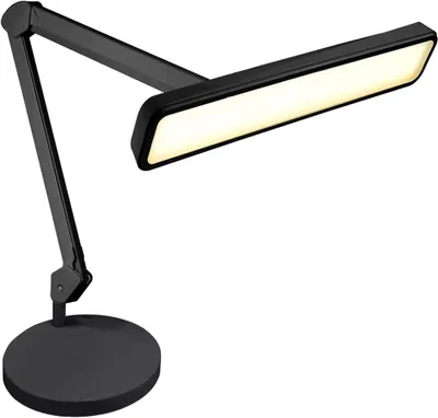 Obrázok produktu pre LED stolná lampa – pracovné osvetlenie – ideálne na detailnú prácu – šetrné k očiam – 30W – čierna