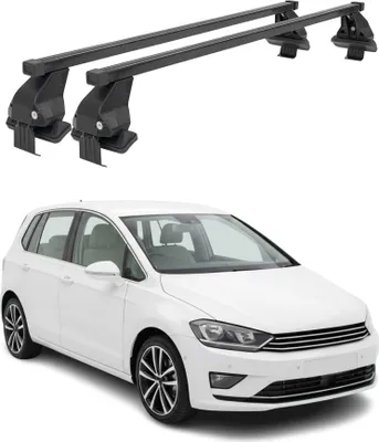 Produktbild von Menabo Dachträger Grundtäger für VW Golf Sportsvan 2014-2020 50kg Stahl Schwarz