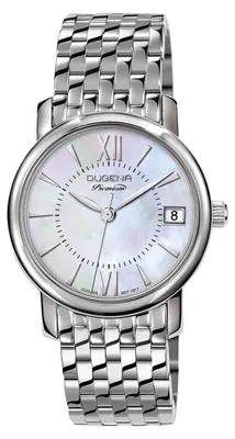 Produktbild von Dugena Damen-Armbanduhr Rondo Petit, Quarz, Edelstahlgehäuse, Saphirglas, 5 bar