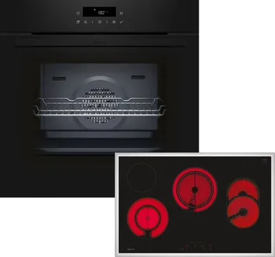 Neff BTX48PB0 Set Backofen B2CCJ7AK3 + Glaskeramikkochfeld T18SDH9L0