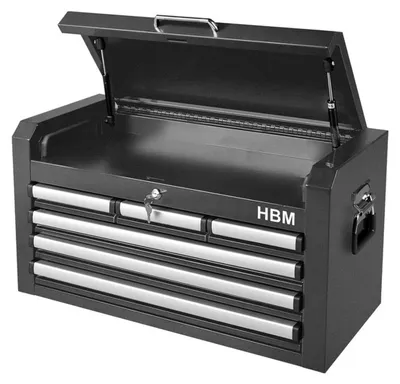 Produktbild von HBM Aufsatzschrank 66 cm, 6 Schubladen, schwarz