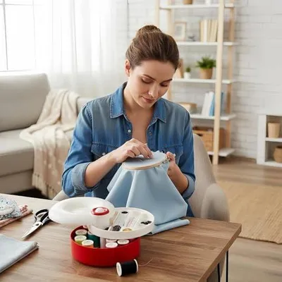 Produktbild von Kleines Nähset mit Rotierenden Strickwerkzeugen