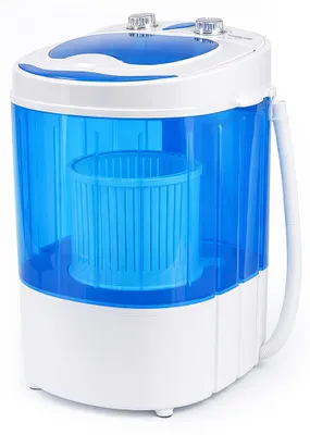 Immagine prodotto di Lavatrice da campeggio Wiltec fino a 3,0 kg, 150 W, mini lavatrice 33 x 35 x 52,5 cm per lavaggio e centrifuga, lavatrice da viaggio con timer