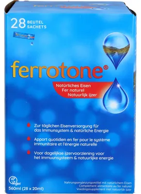Image de Ferrotone Fer naturel, 28X20 ml BEU