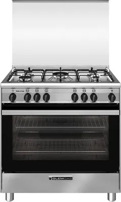 Image de Glem Gas SA865VI Cuisinière Cuisinière indépendante A Plaque de cuisson à gaz Acier inoxydable