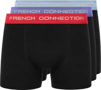 Obrázok produktu pre French Connection - Pánske boxerky "FC20" (3-pack) BG1831 (S) (Black)