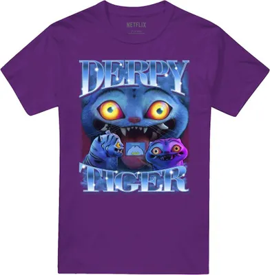 Produktbild von K-Pop Demon Hunters - T-Shirt für Herren/Damen Uni TV20443 (3XL) (Violett)