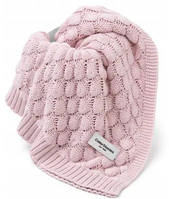 Produktbild von Babydecke ColorStories 80 x 100 cm rosa Baumwolle Bambus