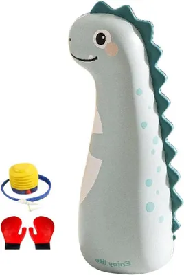 Produktbild von Aufblasbarer Boxsack - Sandbag Kinder - Sportliche Herausforderung - Ohne Montage - 120 cm hoch - Dinosaurier