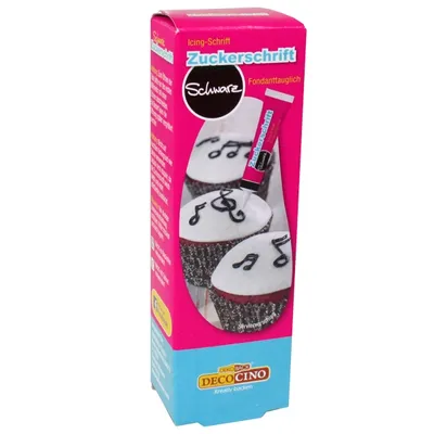 Produktbild von Zuckerschrift in schwarz