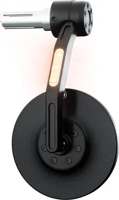 Produktbild von HIGHSIDER CONERO EVO BLACK EDITION Lenkerendenspiegel mit LED Blinker