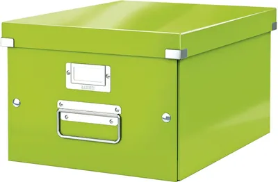 Immagine prodotto di Scatola Click & Store Wow A4 grigio cartone verde confezione da 6