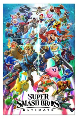Obrázek produktu pro Nintendo Super Smash Bros. Ultimate, Nintendo Switch, Režim multiplayer, E10+ (starší 10 let), Stažení
