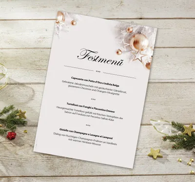 Produktbild von SIGEL DP429 Weihnachts-Motiv-Papier "Christmas in rose gold" - rosé-gold, silber, weiß - 90 g/m² - A4 - 100 Blatt