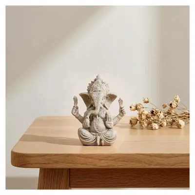 Produktbild von Kleine Ganesha Figur aus Sandstein für Meditation und Dekoration