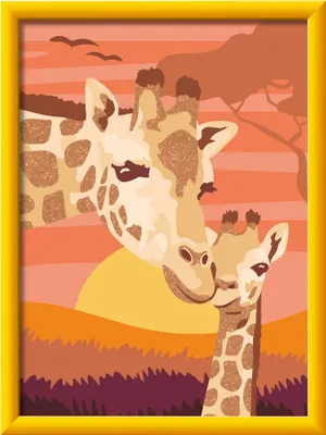 Produktbild von Giraffe mit Baby Ravensburger 12023130