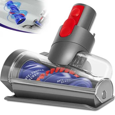 Produktbild von Haardüse Mini Elektrobürste Kompatibel mit Dyson V15 V11 V10 V8 V7 zur Reinigung von Haustierbetten, Autositzen und Treppen