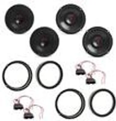 Produktbild von JBL Stage3 627 Lautsprecher Einbauset für Golf 6 7 Polo 6R Amarok vorne hinten