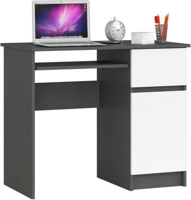 Produktbild von AKORD Furniture Factory IP0PBIUSZARBIAPIKSPR, Gerade, Rechteckige Form, Matt, Weiß, 1 Schublade(n), 500 mm