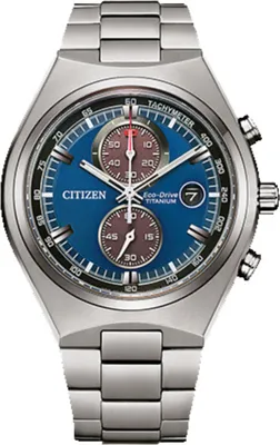 Produktbild von Citizen CA7090-87L Chronograph Uhr Herrenuhr Titan Chrono Datum silber