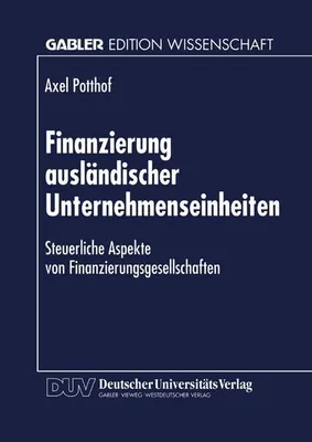 Produktbild von Finanzierung ausländischer Unternehmenseinheiten