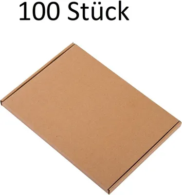 Produktbild von 100 Stück Wellpapp-Faltkarton Versandpackung Versandkarton Pappkarton Faltpappe