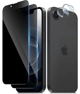 Produktbild von 2X Panzerglas für iPhone 17e Blickschutz Sichtschutz Anti-Spy Schutzglas Panzerfolie