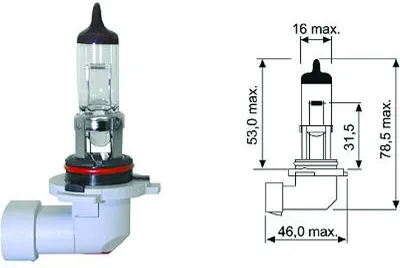 Produktbild von 1x DIEDERICHS LID10041 H12 Scheinwerfer Glühlampe 53W 12V BA15s