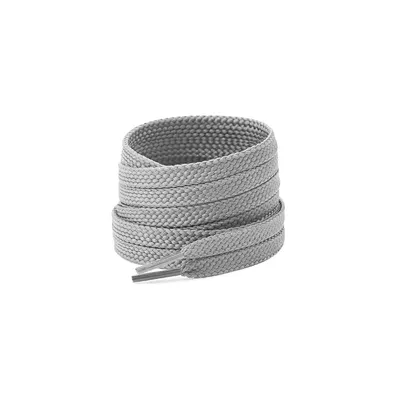 Produktbild von Breite flache Sneaker Schnürsenkel - Breite: 10mm - Grau - 130 cm