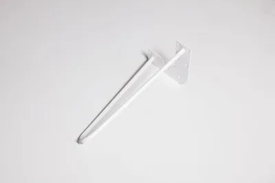 Produktbild von Dieda Bankgestell Hairpin weiß Maße (L x B x H): 420 x 180 x 59 mm