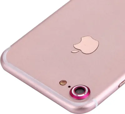 Obrázok produktu pre Ochranný kryt fotoaparátu pre Apple iPhone 7 4,7 – ochranný krúžok na fotoaparát, ružový