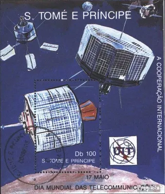 Produktbild von Briefmarken Sao Tome e Principe 1989 Mi Block221 (kompl.Ausg.) gestempelt Weltfernmeldetag