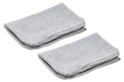 Image de Ensemble de 2 housses de coussin, 40 x 25 x 10 cm, en coton, lavables, respirantes, pour coussins de soutien cervical